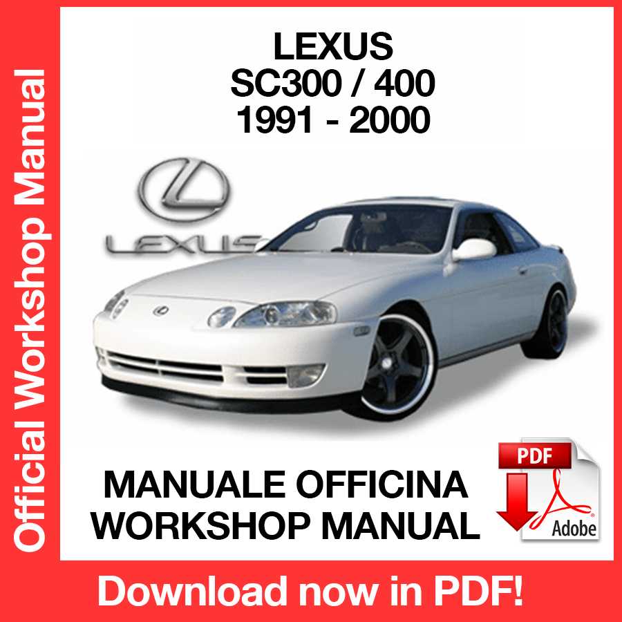 Workshop Manual Lexus SC300 SC400 (1991-2000) (EN)