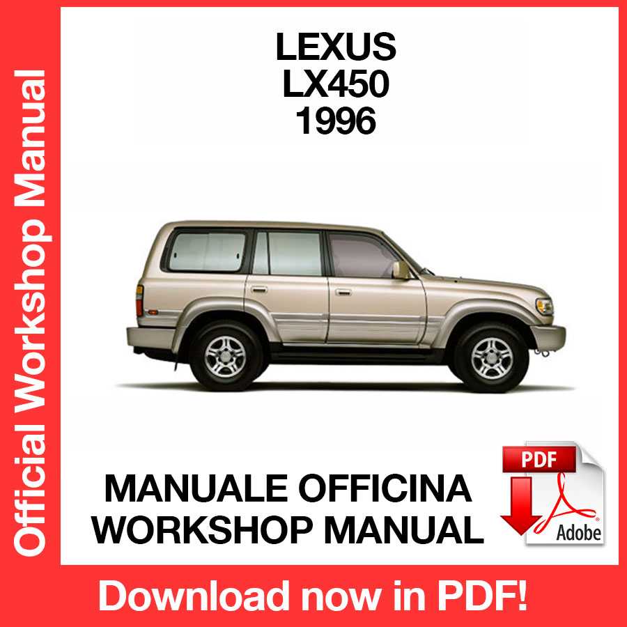 Workshop Manual Lexus LX450 (1996) (EN)