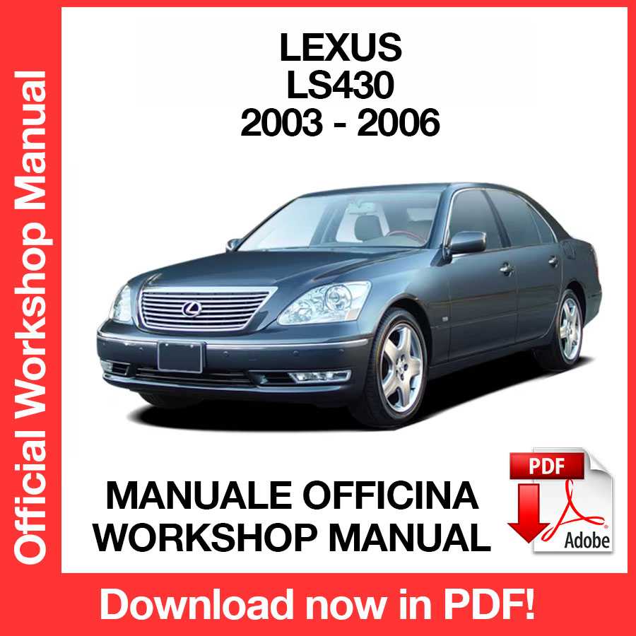 Workshop Manual Lexus LS430 (2003-2006) (EN)