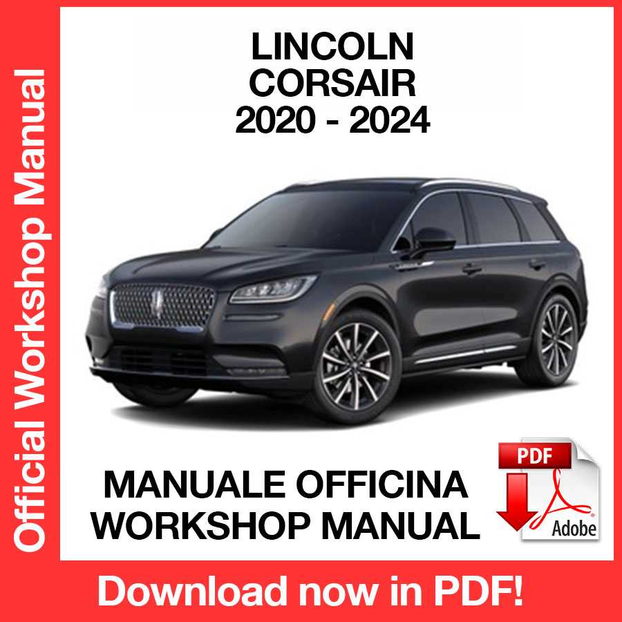 Workshop Manual Lincoln Corsair (2020-2024) (EN)