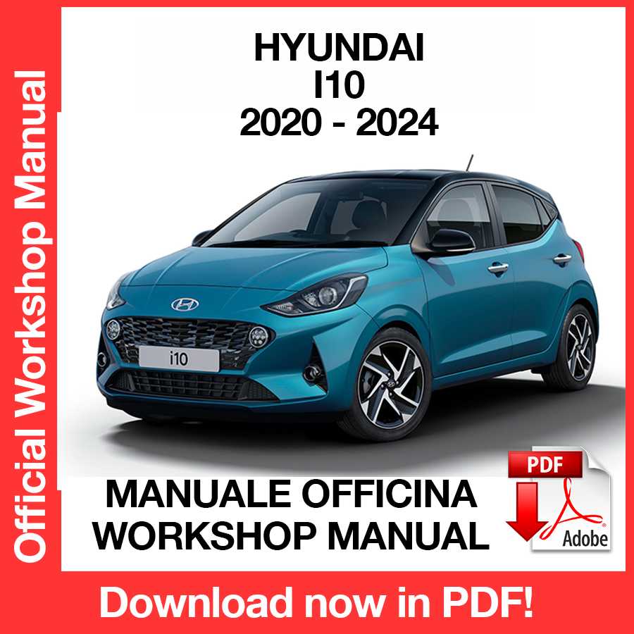 Manuale Officina Hyundai i10 (2020-2024) (ITA)