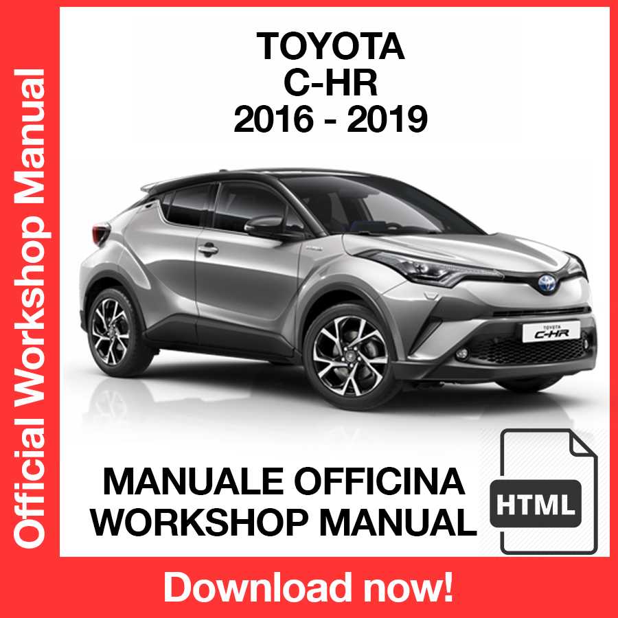 Manuale Officina Toyota C-HR (2016-2019) (EN)