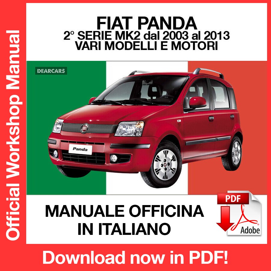 WORKSHOP MANUAL FIAT NEW PANDA MK2 (2002-2013) (ITA)