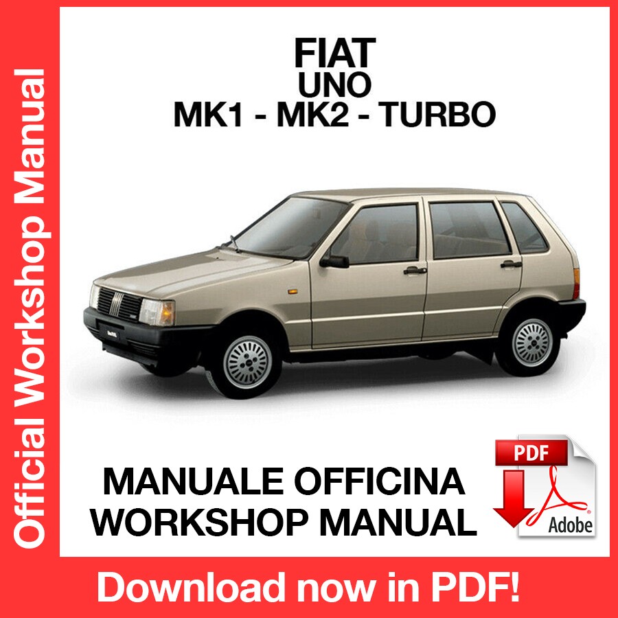 Workshop Manual Fiat Uno (MK1 - MK2 - TURBO) (EN)