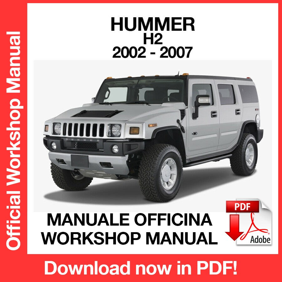 Workshop Manual Hummer H2 (2002-2007) (EN)