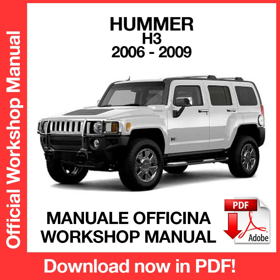 Workshop Manual Hummer H3 (2006-2009) (EN)