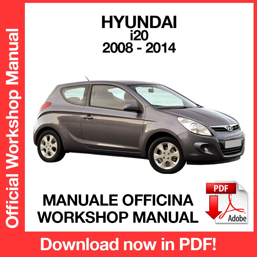 Manuale Officina Hyundai i20 (2008-2014) (EN)