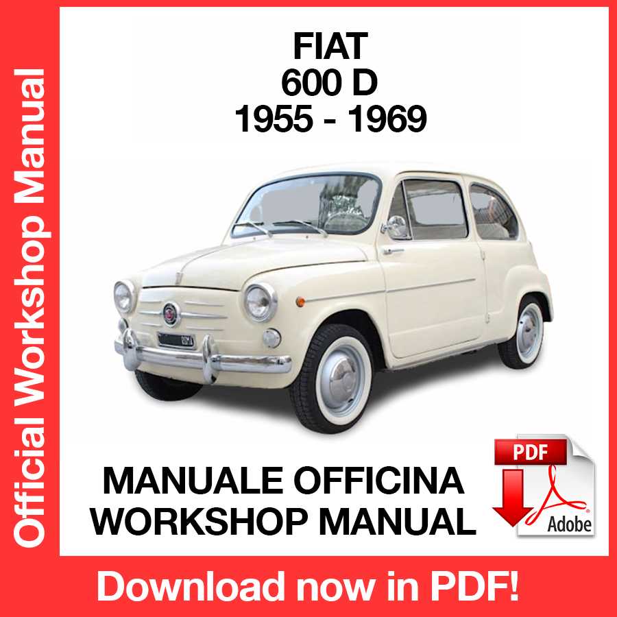 Workshop Manual Fiat 600 D (1955-1969) (EN)