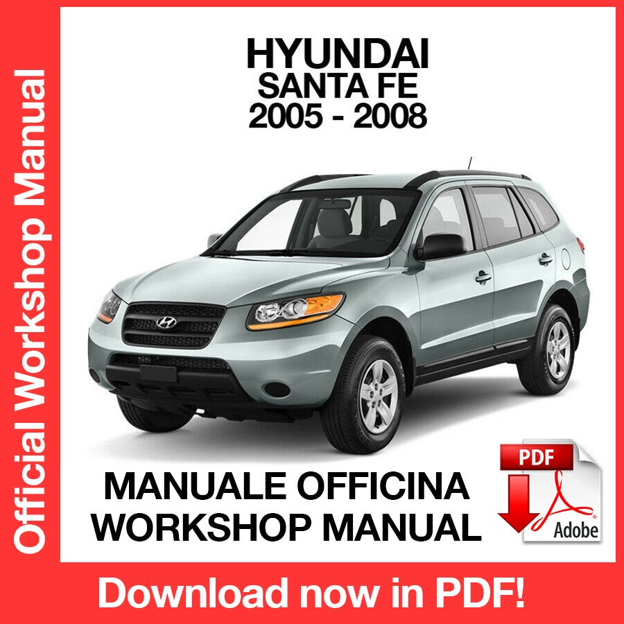 Workshop Manual Hyundai Santa Fe (2005-2007) (EN)