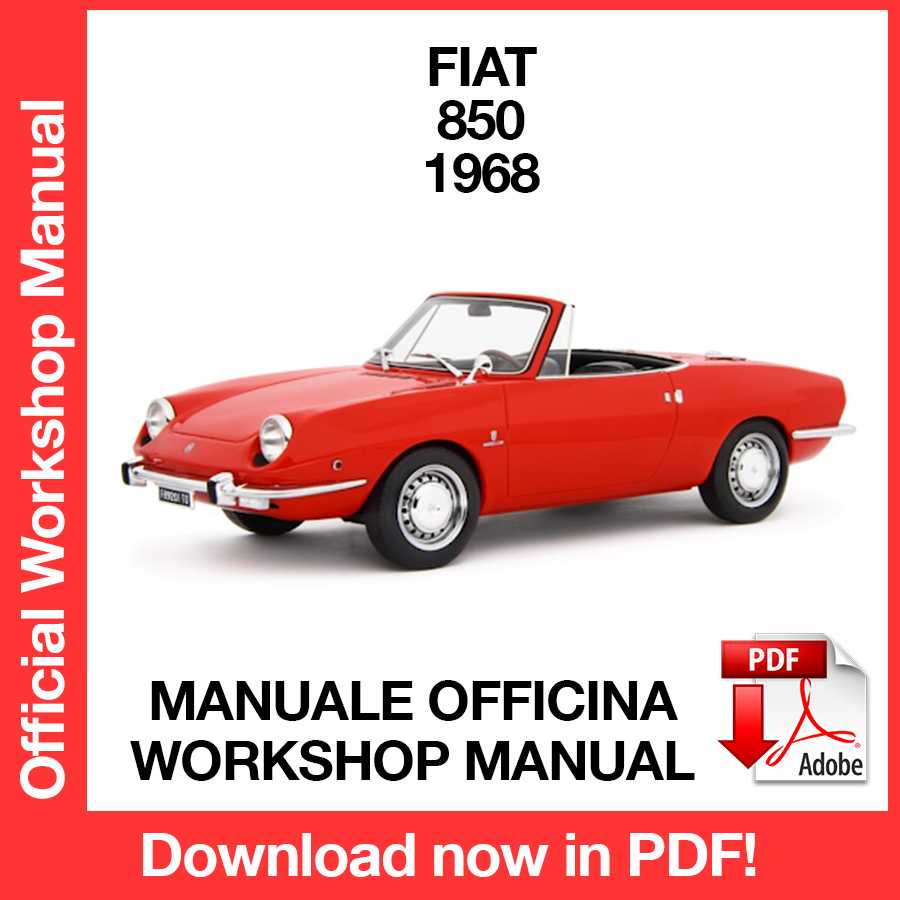 Workshop Manual Fiat 850 (1968) (EN)
