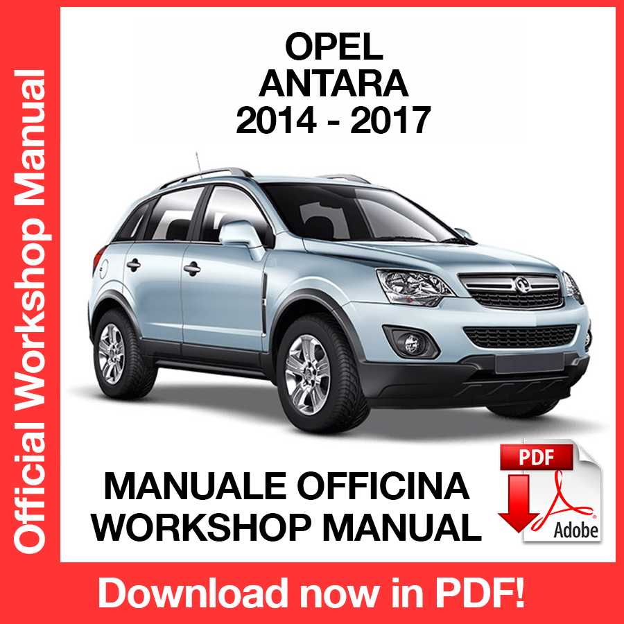 Workshop Manual Opel Antara (2014-2017) (EN)
