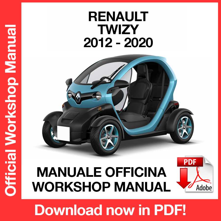 Workshop Manual Renault Twizy (2012-2020) (EN)
