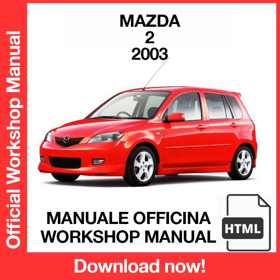 Workshop Manual Mazda 2 (2003) (EN)