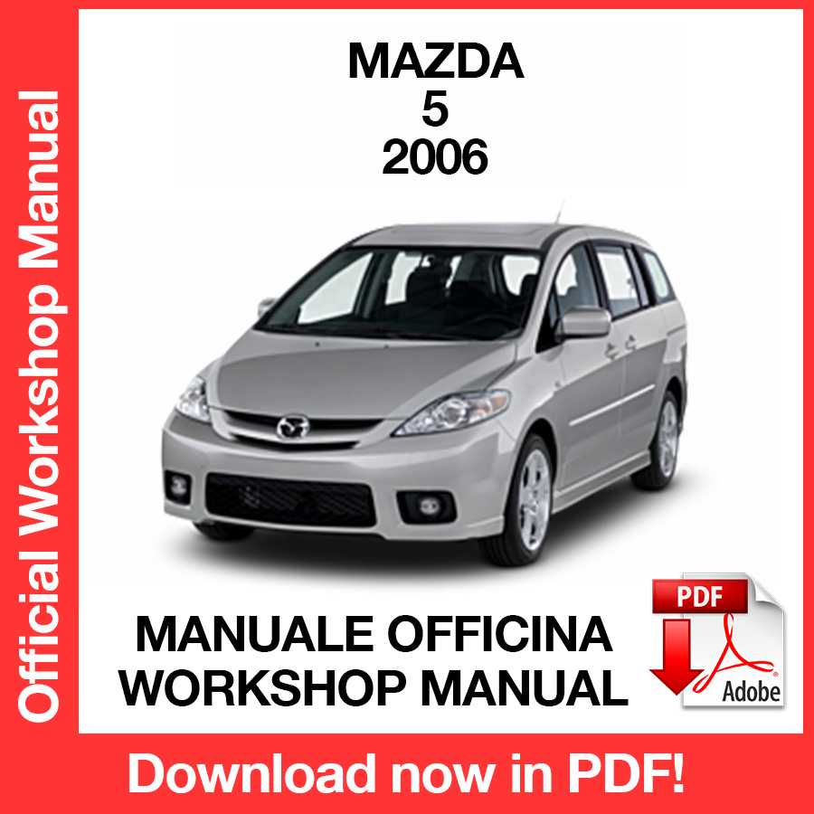 Workshop Manual Mazda 5 (2006) (EN)