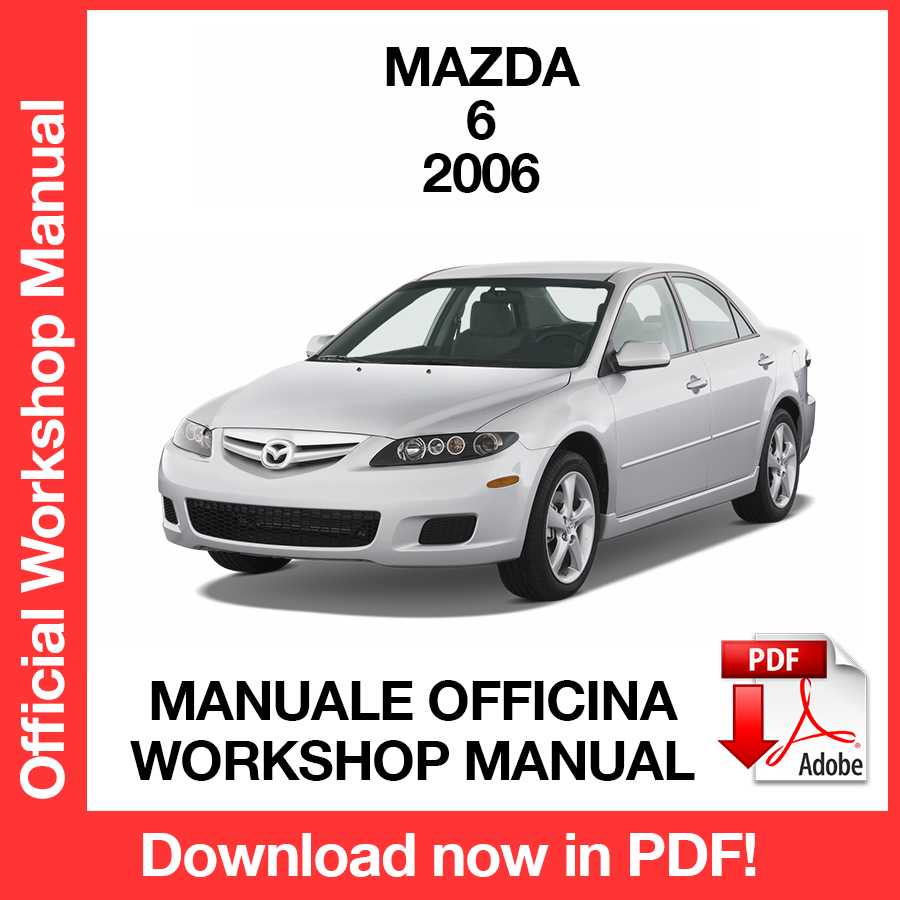 Workshop Manual Mazda 6 (2006) (EN)