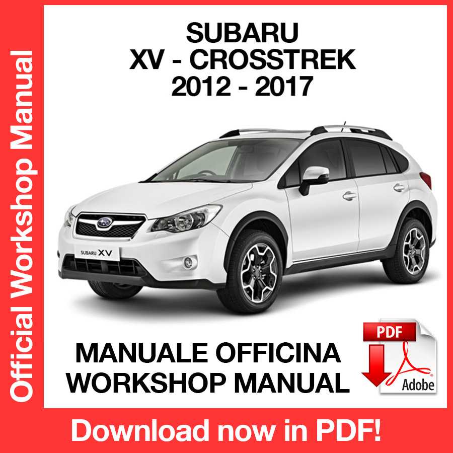 Workshop Manual Subaru XV Crosstrek (2012-2017) (EN)