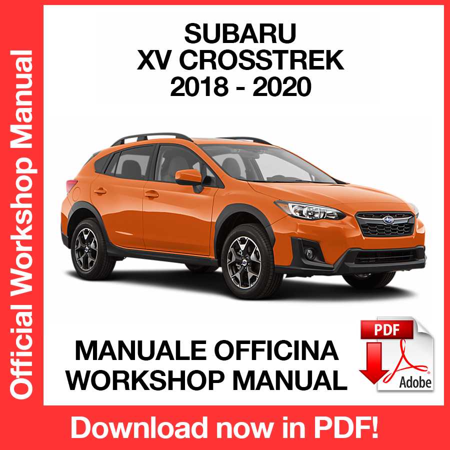 Workshop Manual Subaru XV Crosstrek (2018-2020) (EN)