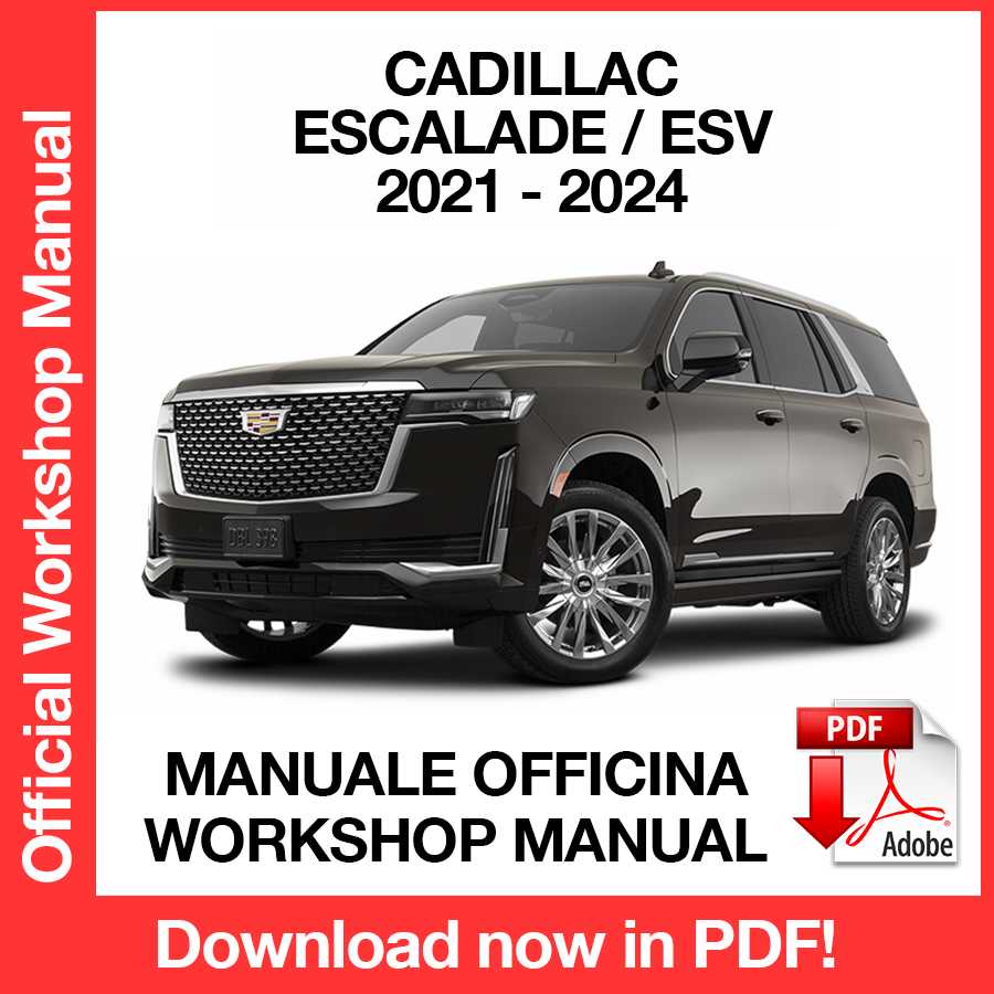 Workshop Manual Cadillac Escalade / Escalade ESV (2021-2024) (EN)