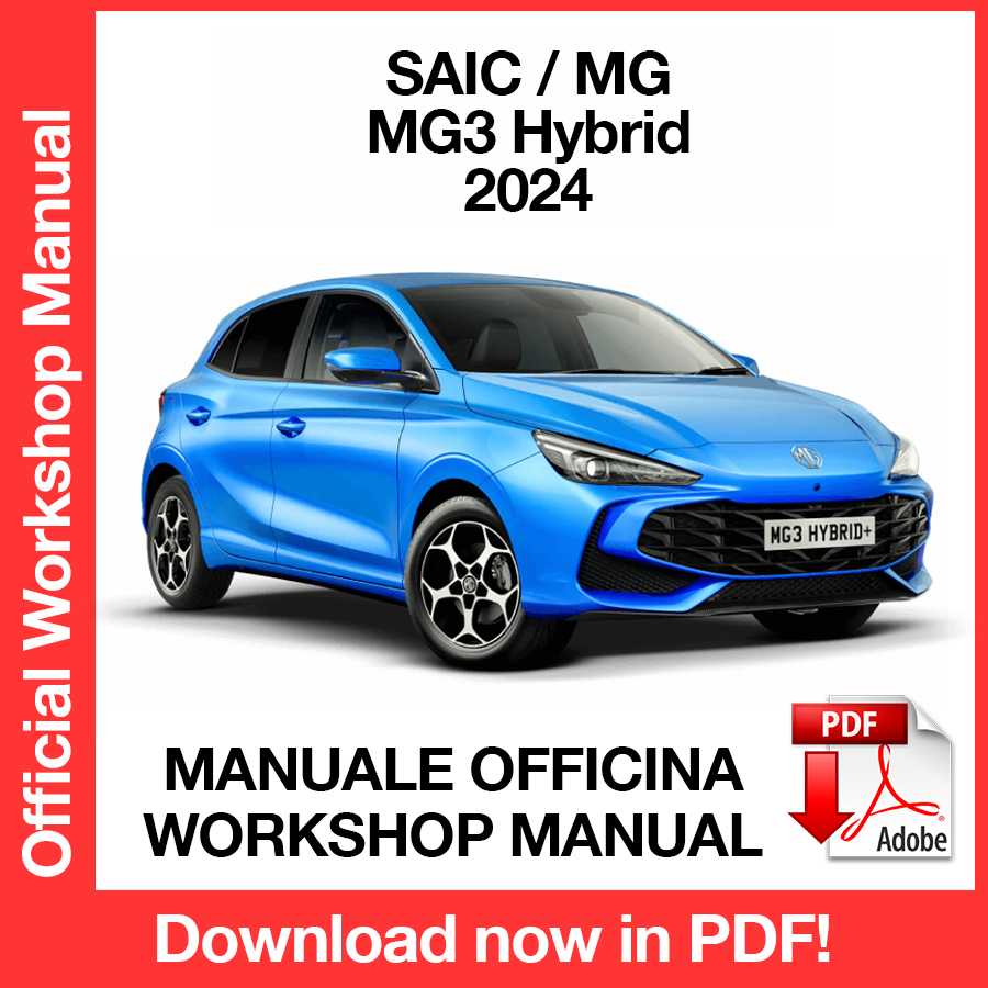 Workshop Manual Saic MG MG3 Hybrid (2023-2024) (EN) (ITA)