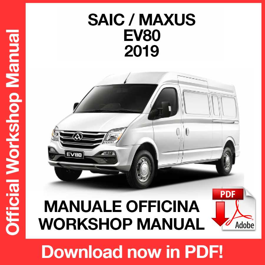 Workshop Manual Saic Maxus EV80 (2019) (EN)