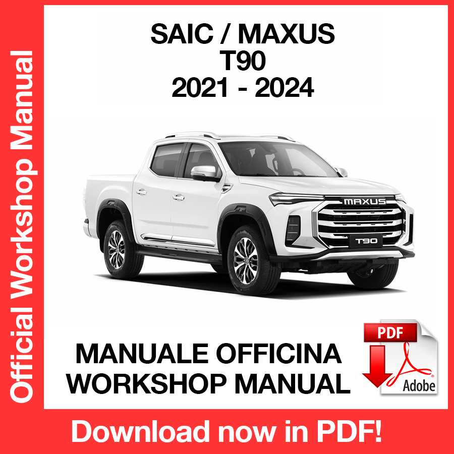 Workshop Manual Saic Maxus T90 (2021-2024) (EN)