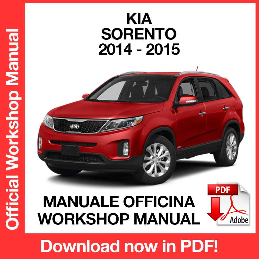 Workshop Manual Kia Sorento (2014-2015) (EN)