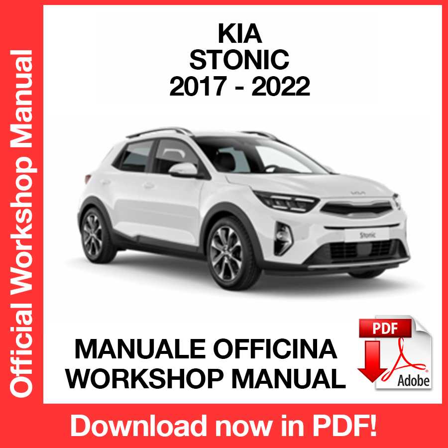 Workshop Manual Kia Stonic (2017-2022) (ITA)
