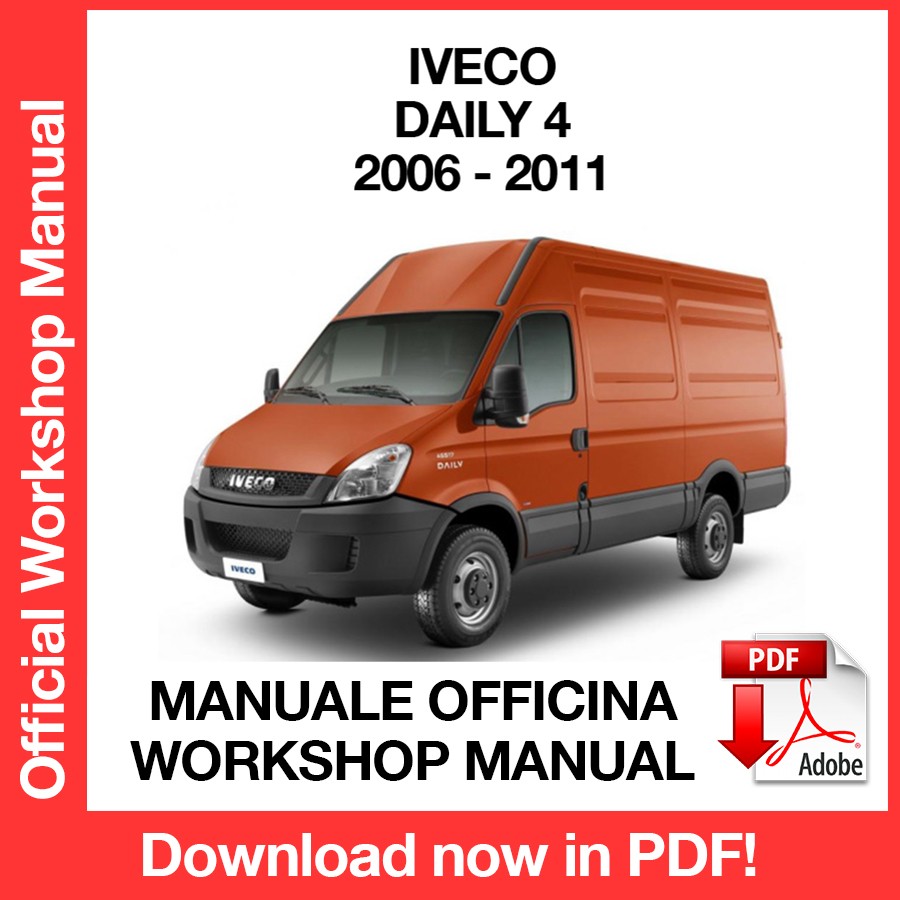 Workshop Manual Iveco Daily 4 (2006-2011) (EN)