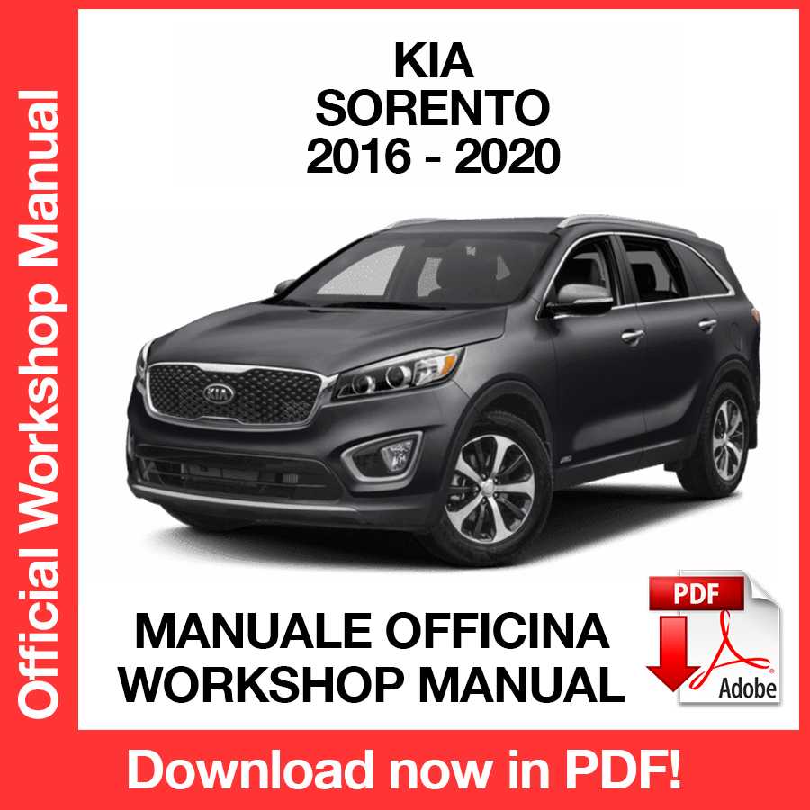 Workshop Manual Kia Sorento (2016-2020) (EN)