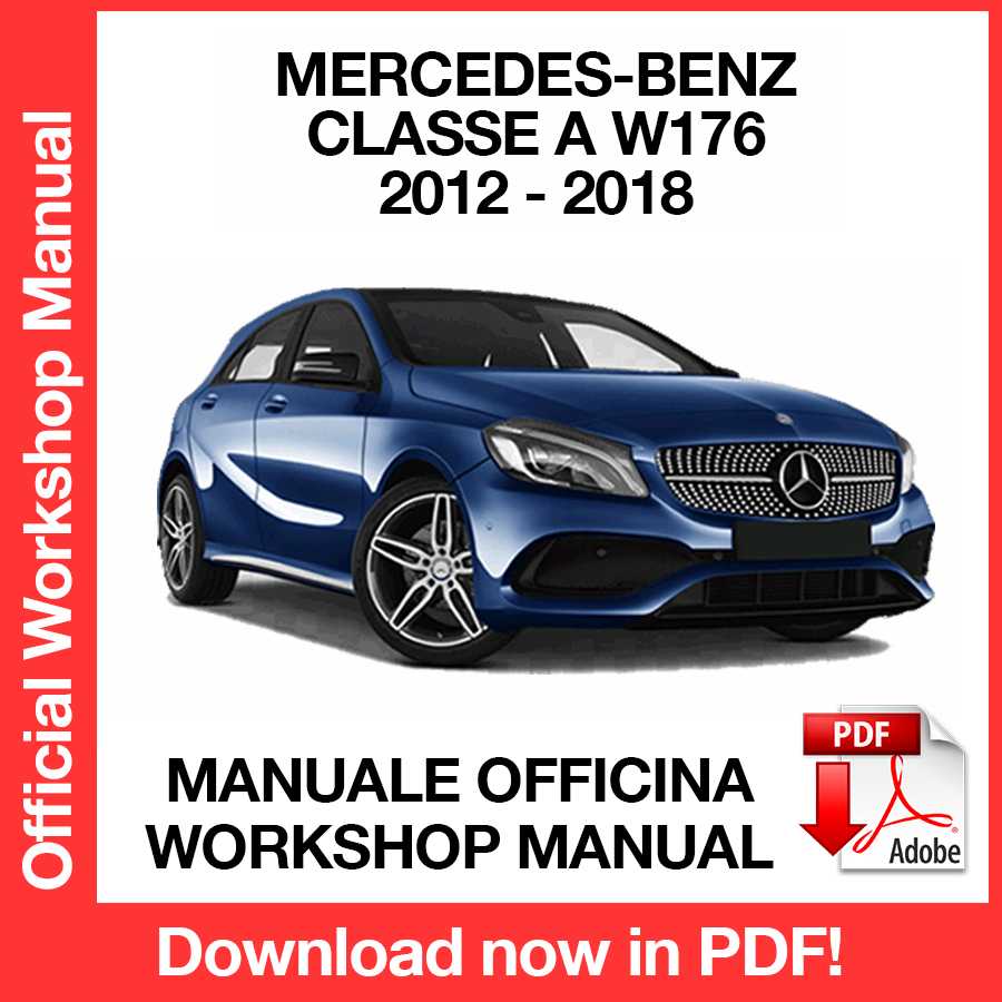 Workshop Manual Mercedes Benz A Class W176 (2012-2018) (ITA)
