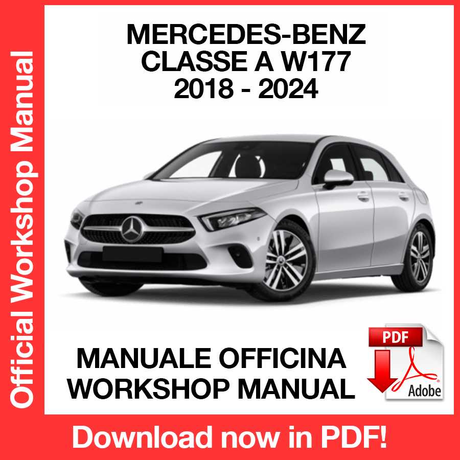 Workshop Manual Mercedes Benz A Class W177 (2018-2024) (ITA)