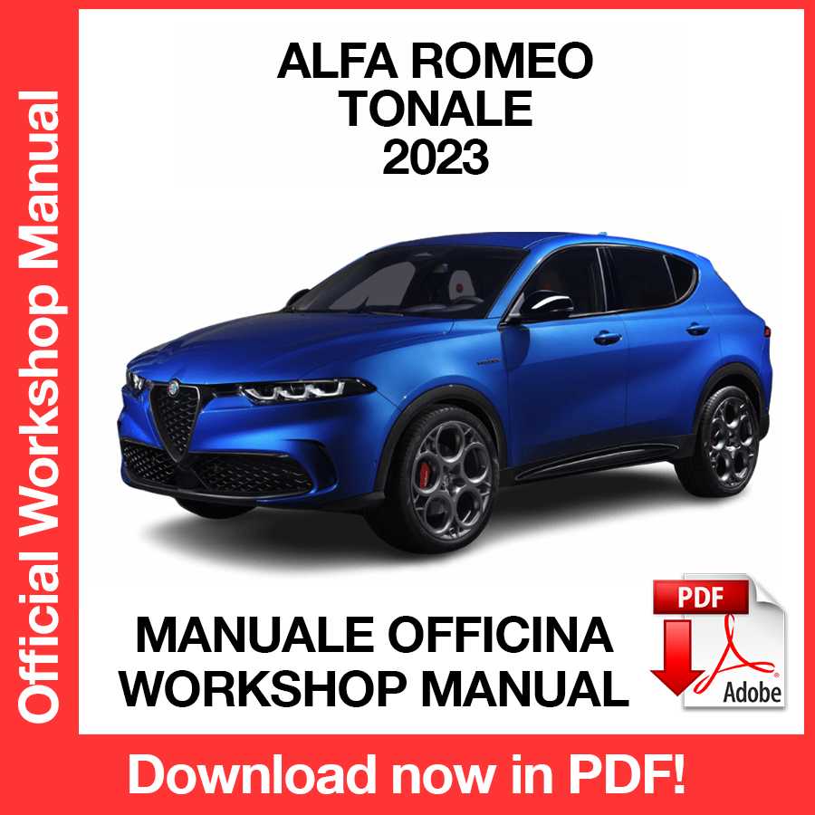 Workshop Manual Alfa Romeo Tonale (2023) (EN)
