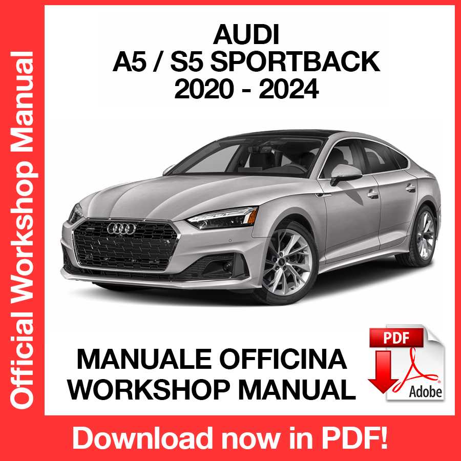 Workshop Manual Audi A5 S5 Sportback (2020-2024) (EN)