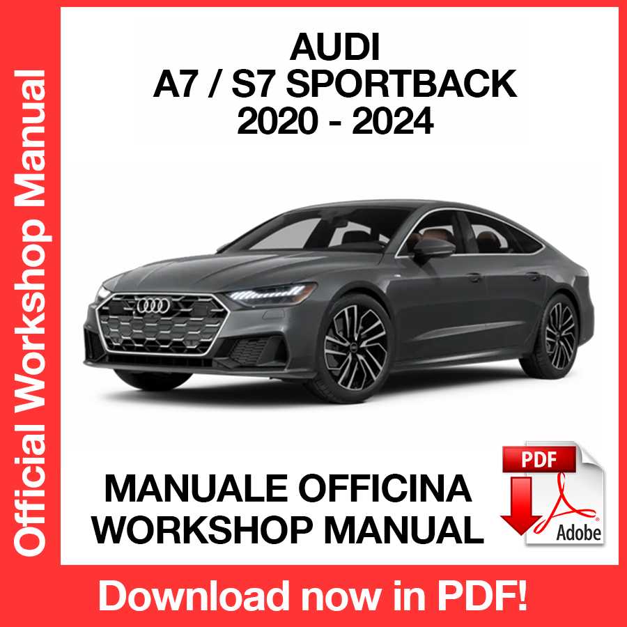 Workshop Manual Audi A7 S7 Sportback (2020-2024) (EN)