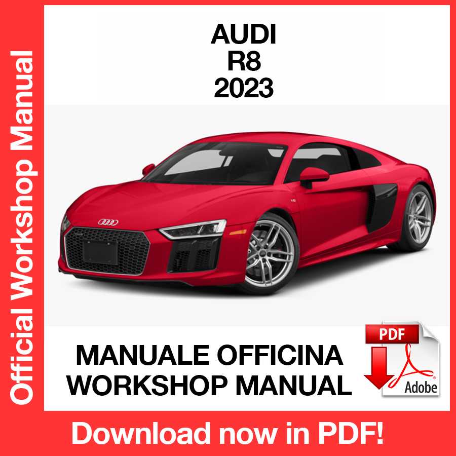 Workshop Manual Audi R8 (2023) (EN)