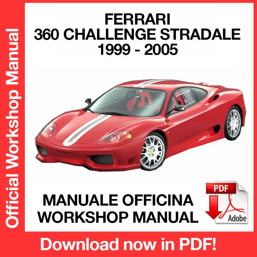 Workshop Manual Ferrari 360 Challenge Stradale (1999-2005) (EN)