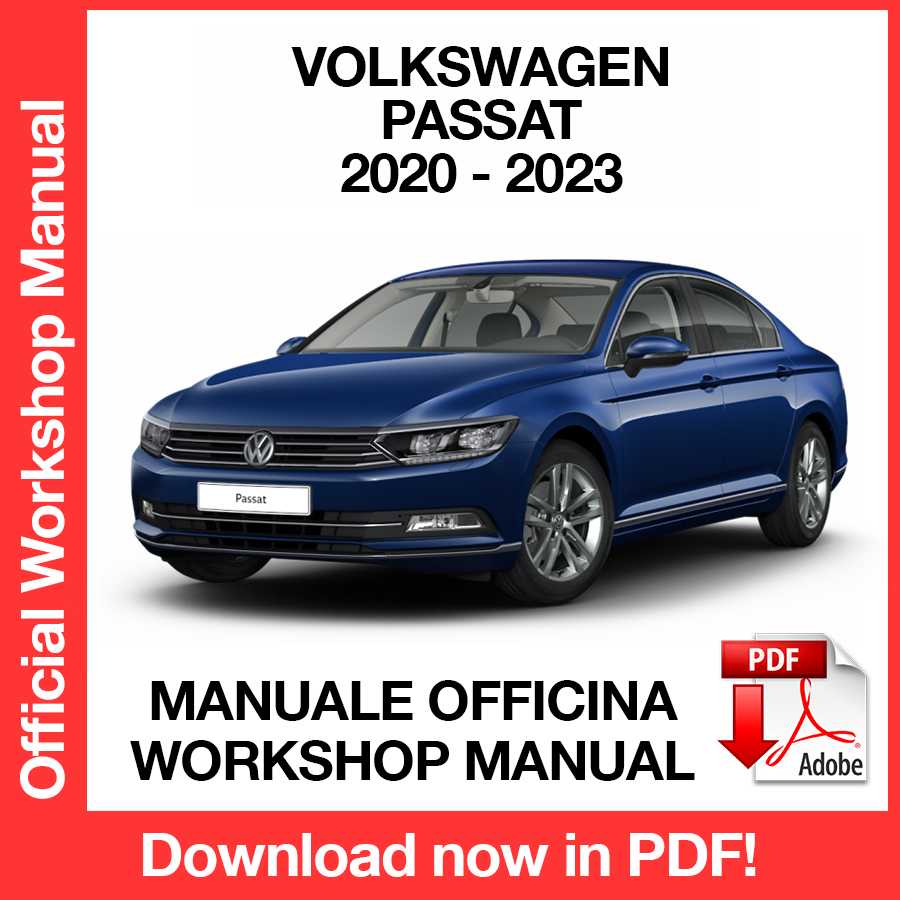 Workshop Manual Volkswagen Passat (2020-2023) (EN)