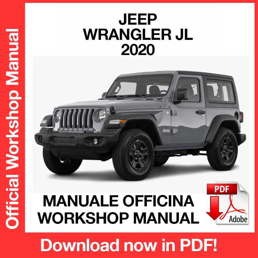 Workshop Manual Jeep Wrangler JL (2020) (EN)