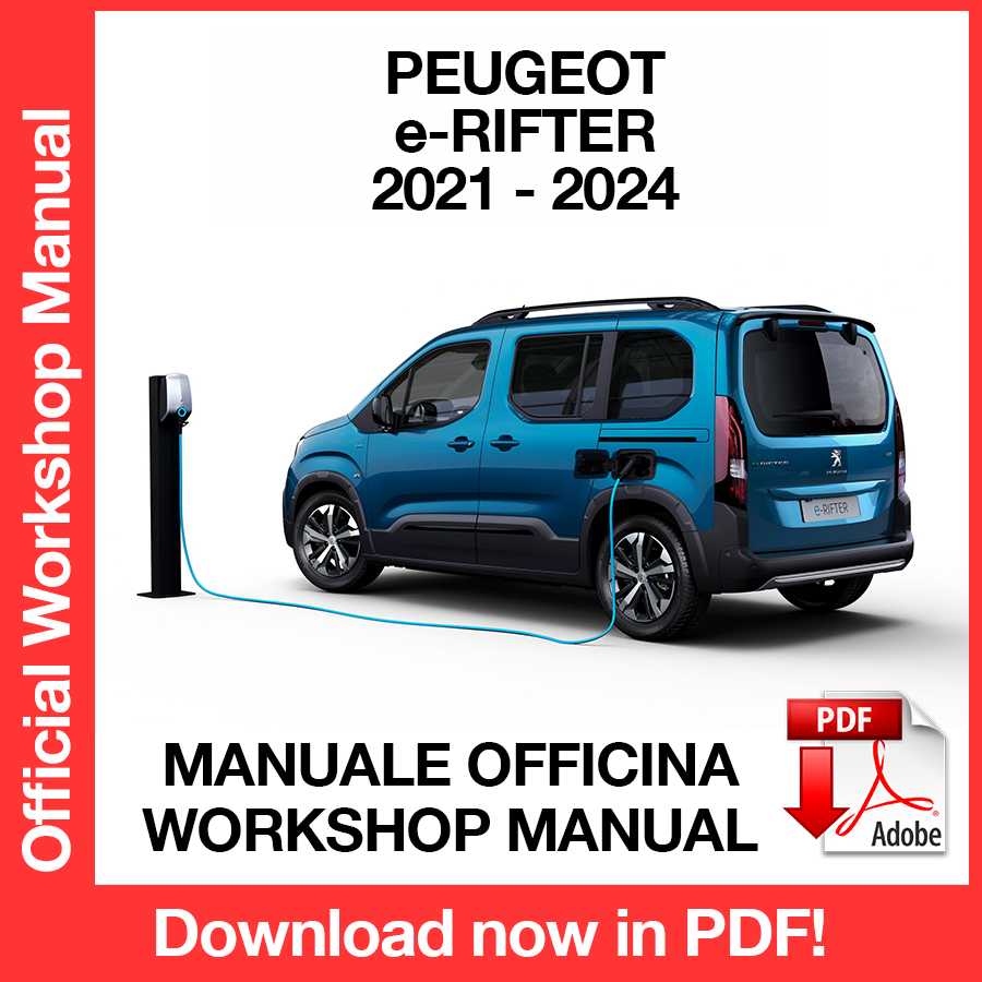 Workshop Manual Peugeot e-Rifter (2021-2024) (ITA)