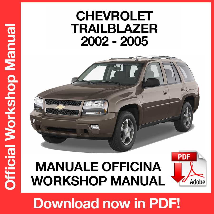 Workshop Manual Chevrolet Trailblazer (2002-2005) (EN)