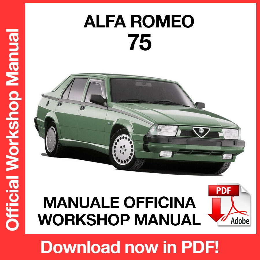 WORKSHOP MANUAL ALFA ROMEO 75 (EN)