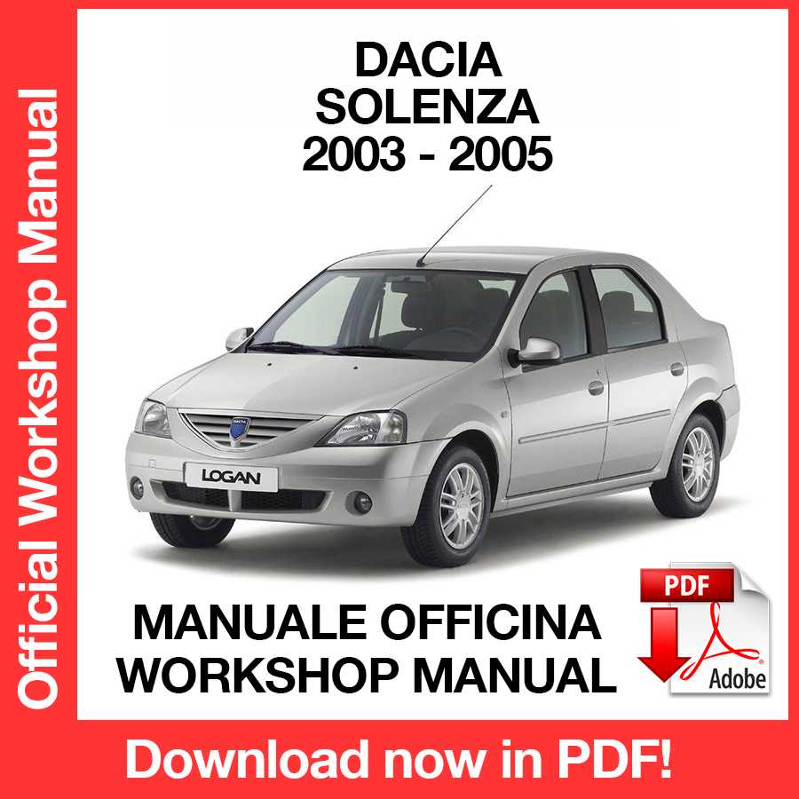 Workshop Manual Dacia Solenza (2003-2005) (EN)
