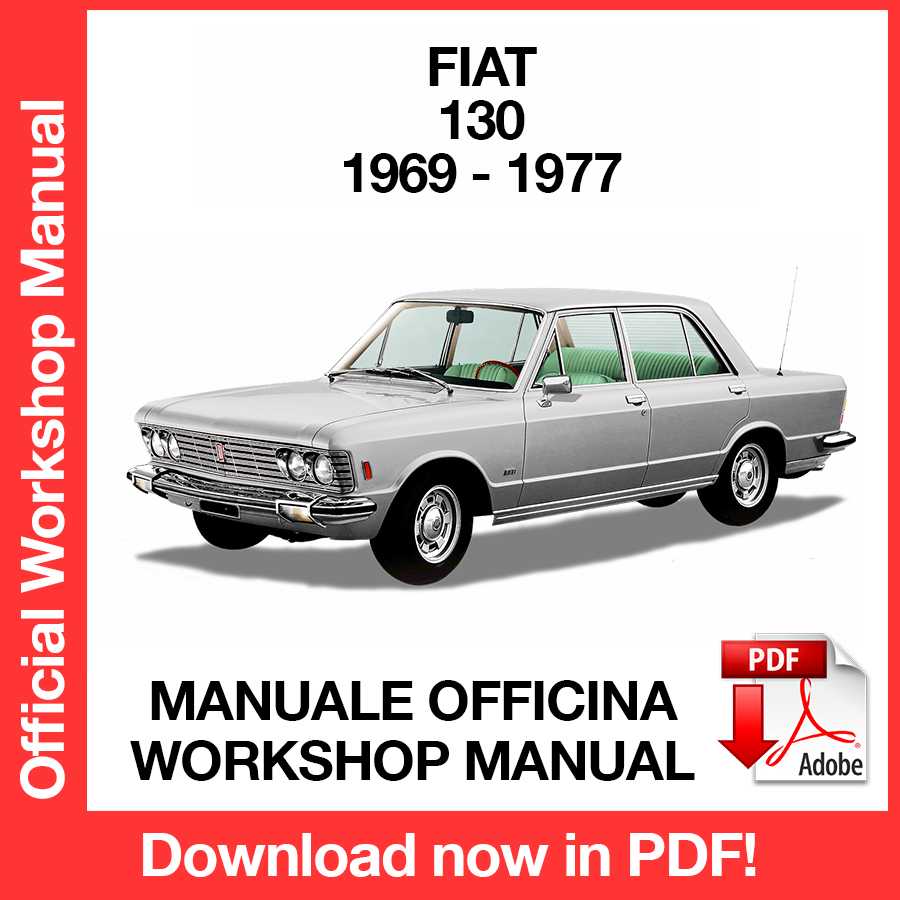 Workshop Manual Fiat 130 (1969-1977) (ITA)