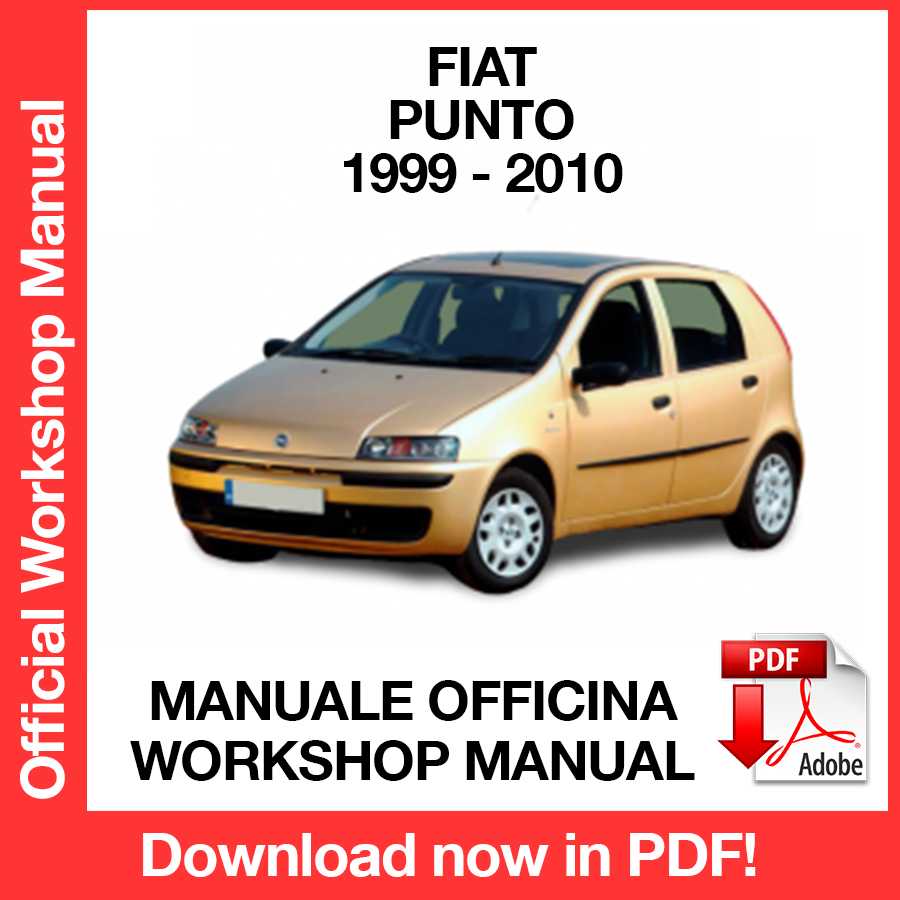 Workshop Manual Fiat Punto 2 (1999-2010) (ITA)