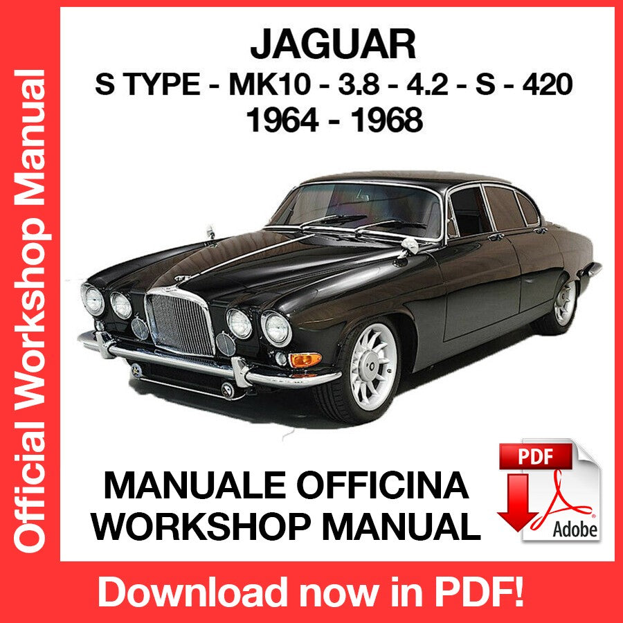 Workshop Manual Jaguar S-Type MK10 (1964-1968) (EN)
