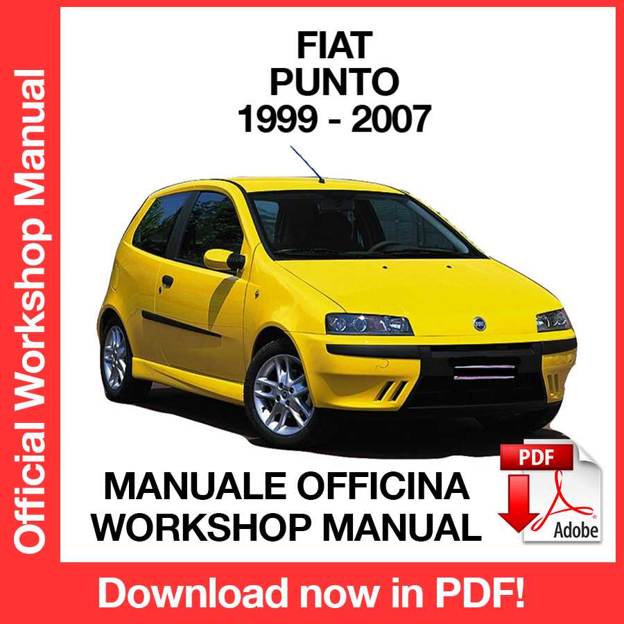 Workshop Manual Fiat Punto 2 (1999-2007) (EN)