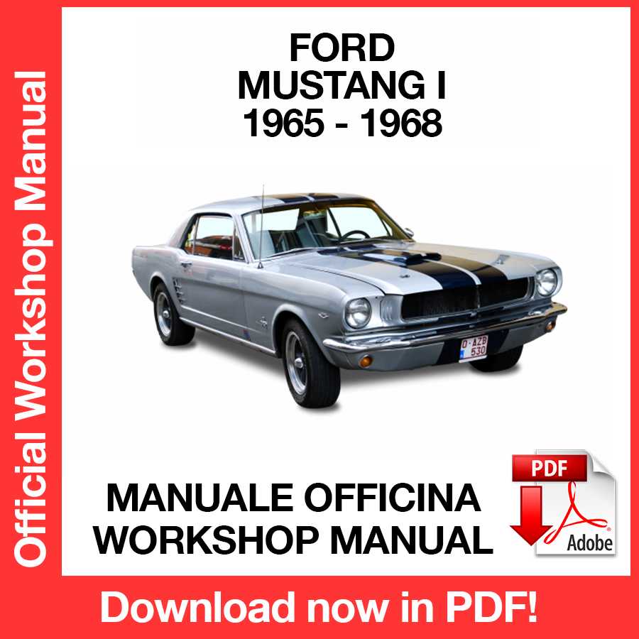Workshop Manual Ford Mustang 1 (1965-1968) (EN)