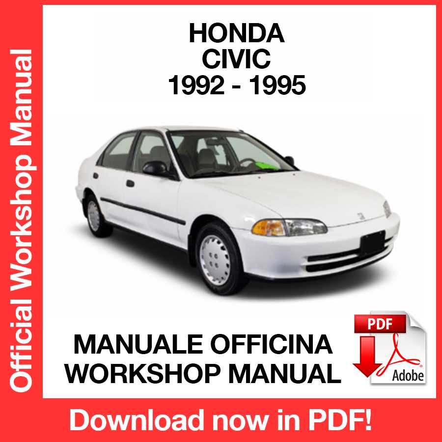 Workshop Manual Honda Civic (1992-1995) (EN)