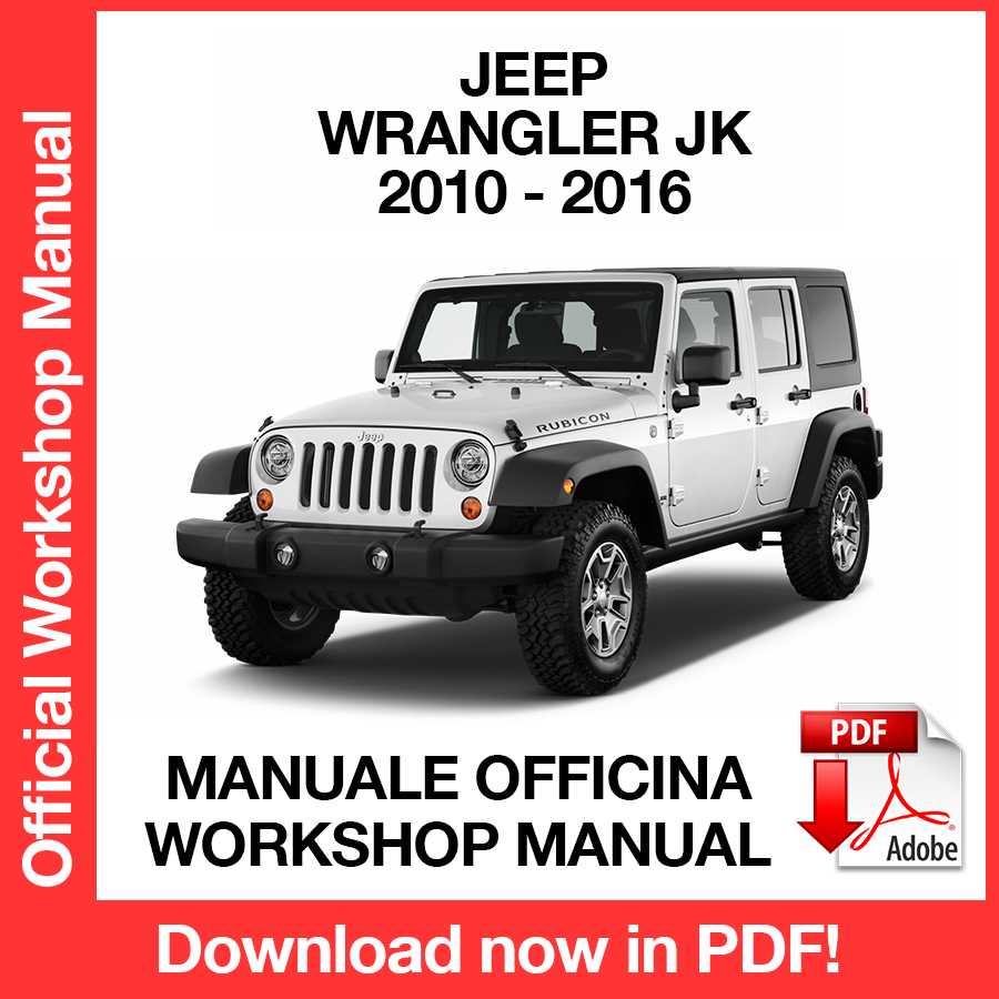 Workshop Manual Jeep Wrangler JK (2010-2016) (EN)
