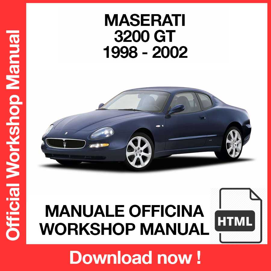 Workshop Manual Maserati 3200 GT (1998-2002) (EN)